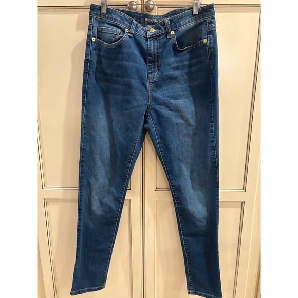 Michael Kors Women's Selma Skinny Jeans Medium Wash Size 12 - Picture 3 of 8